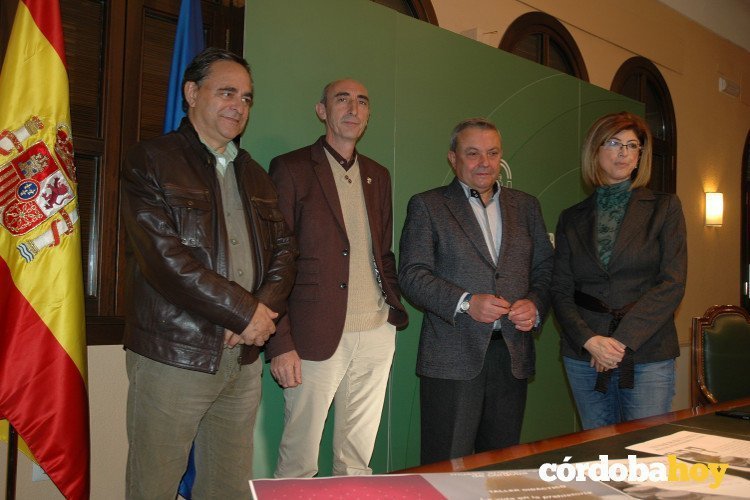 José María Palencia, José Escudero, Francisco Alcalde y María Dolores Baena