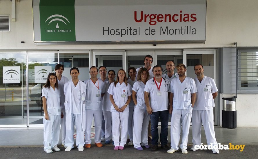 Personal de Urgencias del Hospital de Montilla