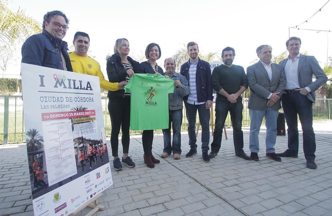 Presentación de la I Milla Ciudad de Córdoba en Las Palmeras