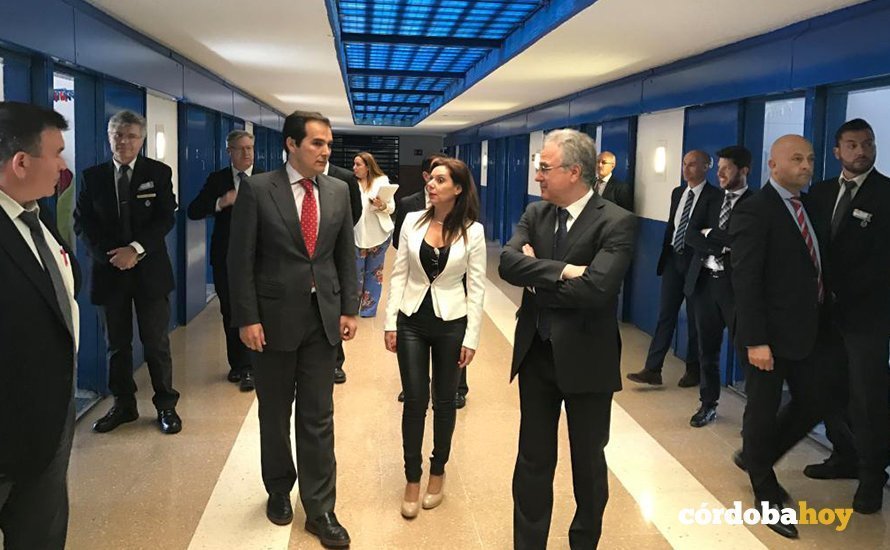 José Antonio Nieto visita la Cárcel de Córdoba como secretario de Estado de Interior