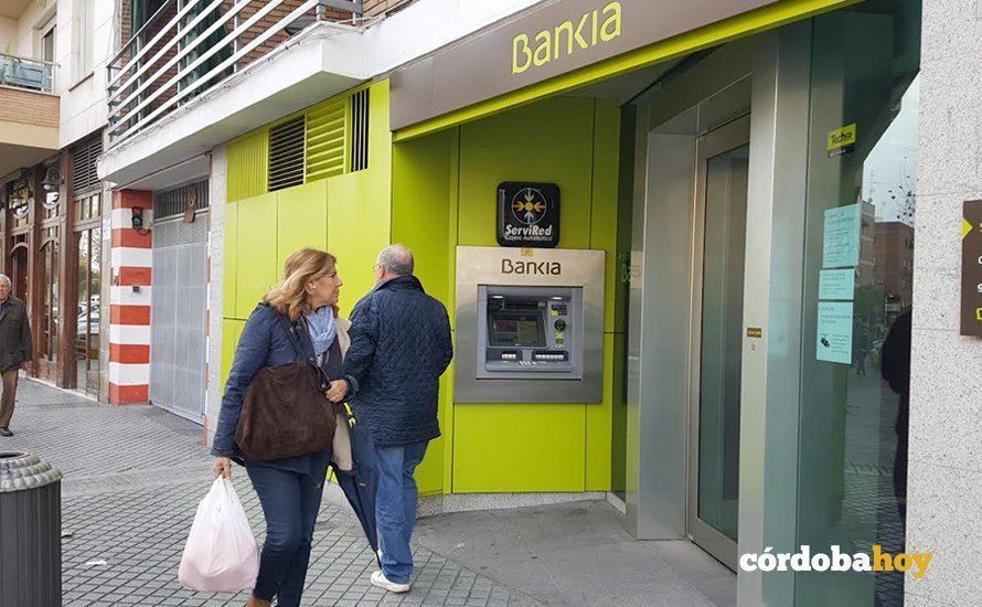 Oficina de Bankia en el barrio de Santa Rosa 1