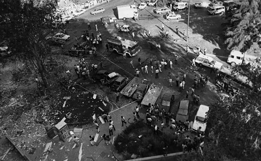 atentado ETA Plaza República Dominicana en Madrid