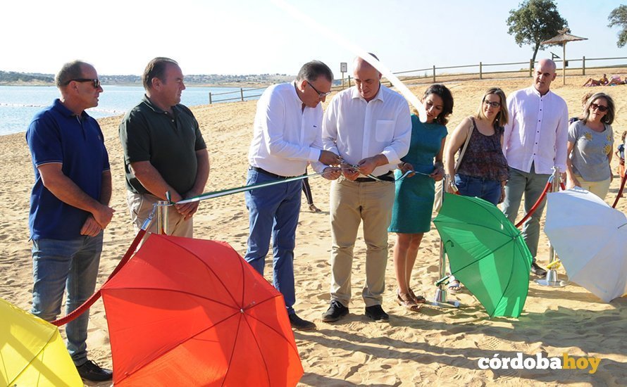 Inauguración de la playa del pantano de La Colada en El Viso