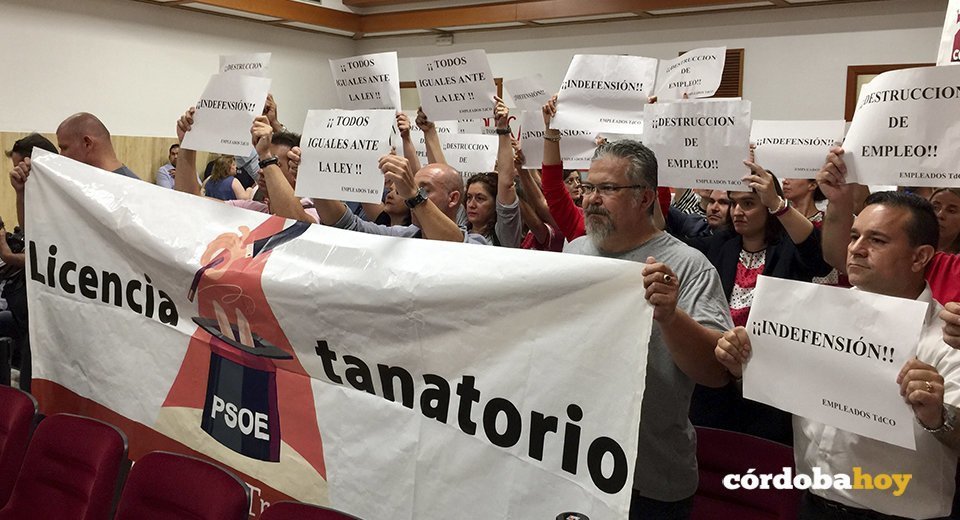 Protesta trabajadores Tanatorios de Córdoba