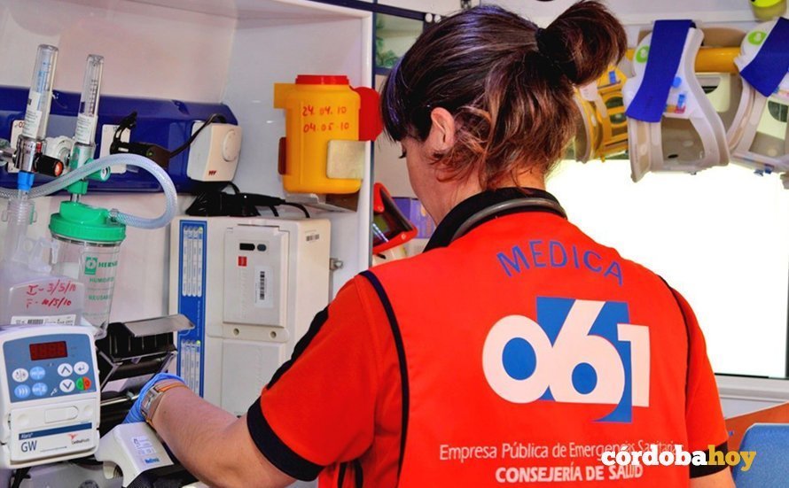 Trabajadora del 061 en Córdoba