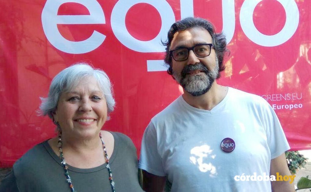 los portavoces provinciales de EQUO en Córdoba, Ana María Carnero y Salustiano Luque