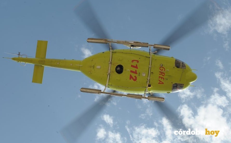 Helicóptero del GREA de la Junta de Andalucía