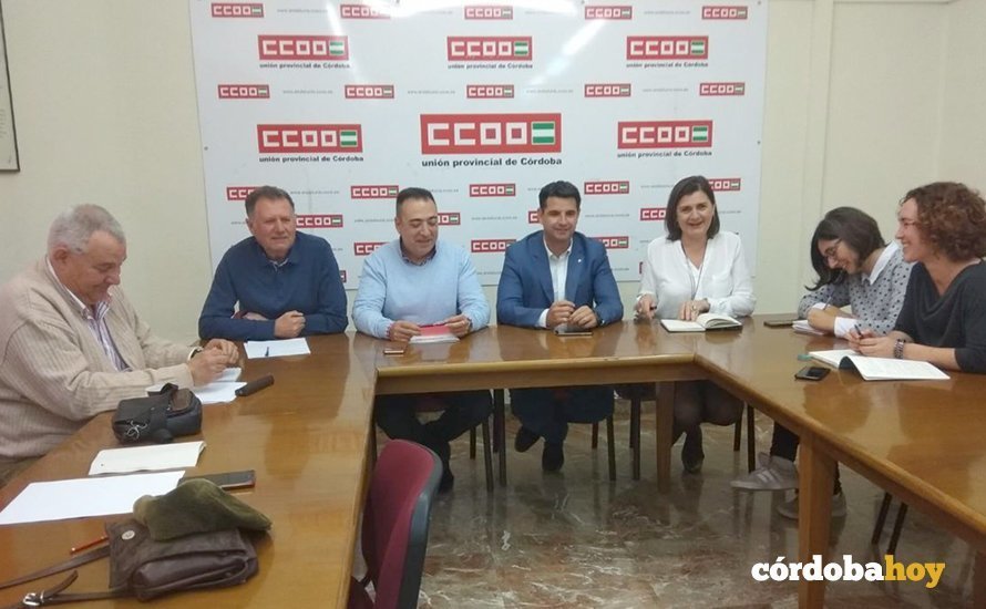 Reunión sobre sanidad entre IU y CCOO en Córdoba