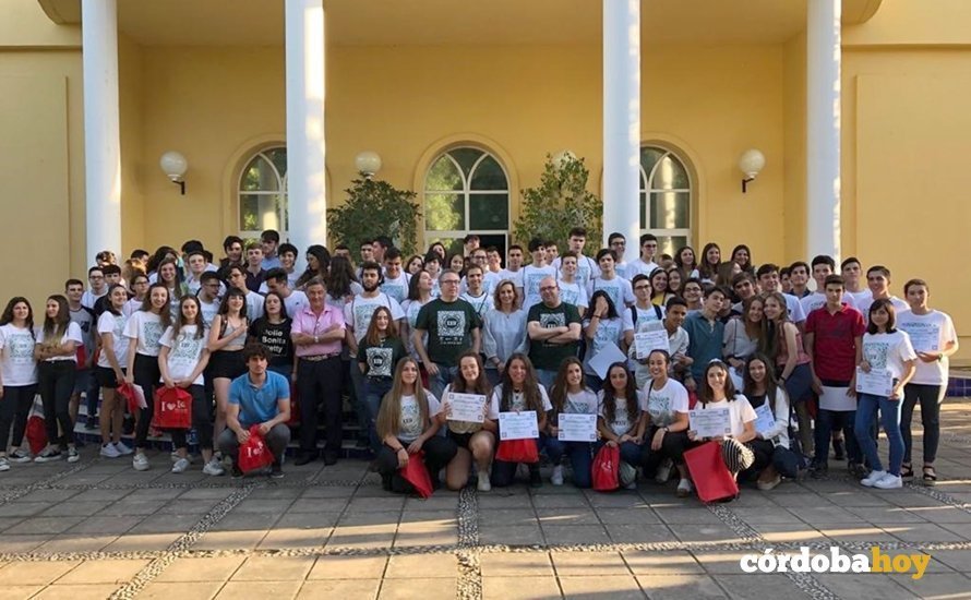 Participantes en la XXIV gymkhana matemática en 2019