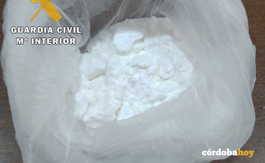 Cocaína aprehendida por la Guardia Civil en Lucena