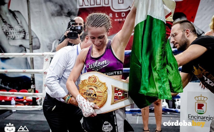 Cristina Morales, campeona del mundo de Kick boxing