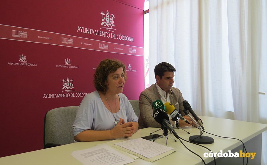 Alba Doblas y Pedro García, concejales de IU