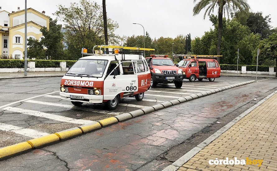 Vehículos de bomberos de Córdoba