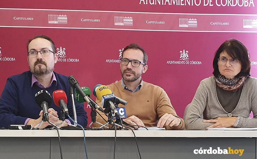 Juan Alcántara, José Antonio Romero y Amparo Pernichi