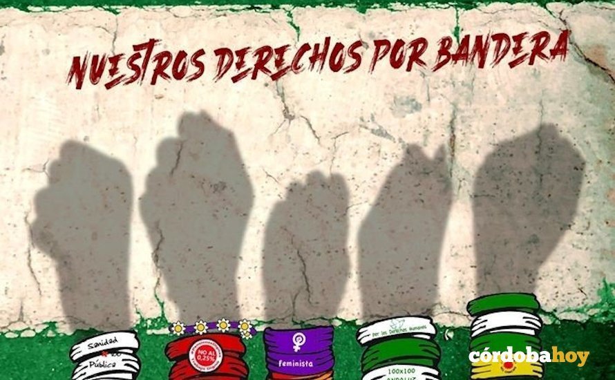 Cartel de la manifestación por los derechos de los andaluces