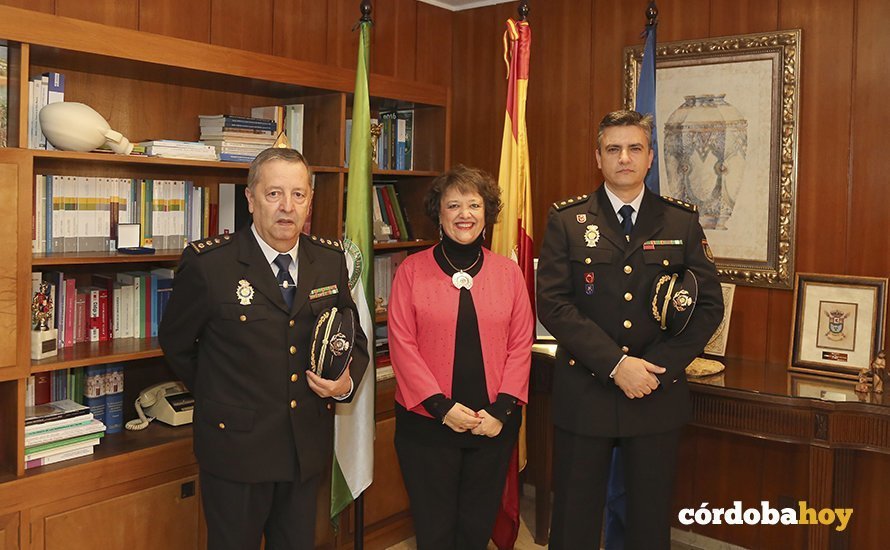 Recepción en Córdoba del comisario José Luis Delgado Ortega