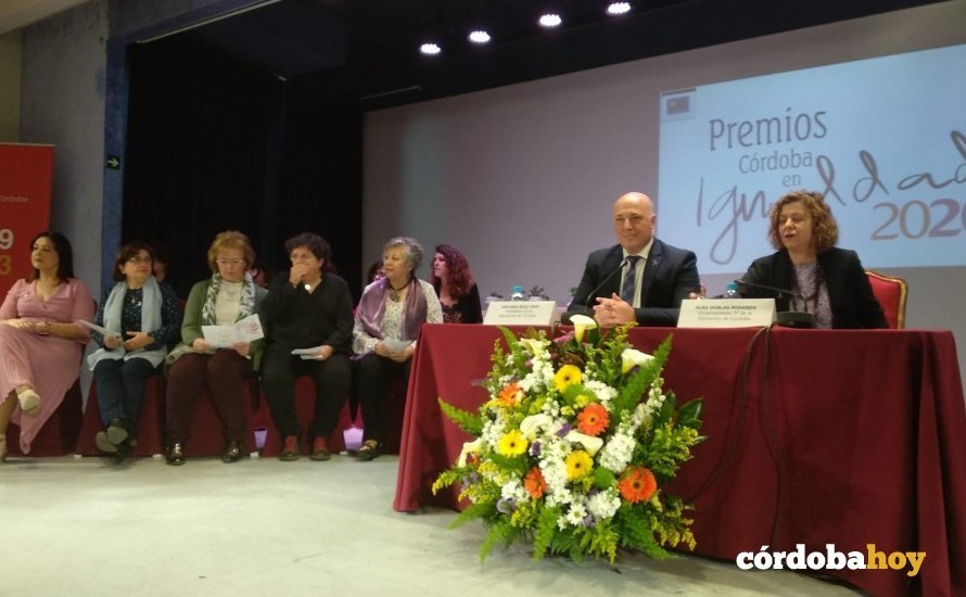 Imagen de la entrega de los premios 'Córdoba en igualdad'
