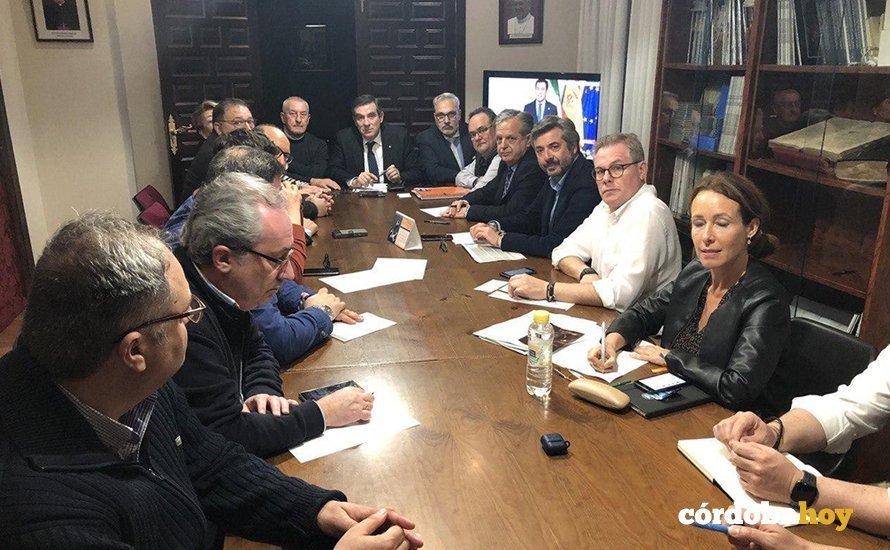 Reunión de la Agrupación de Cofradías con el Ayuntamiento