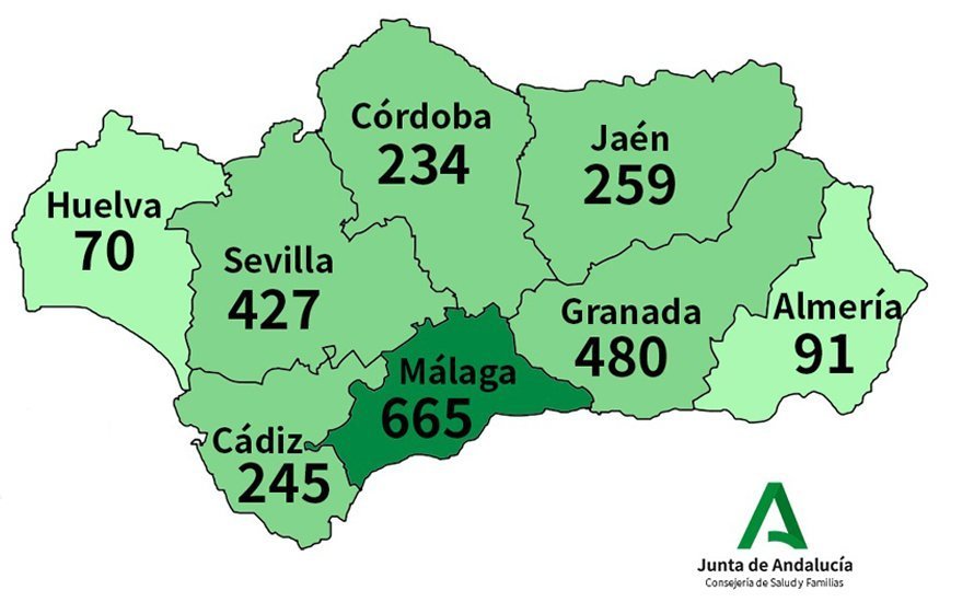 Mapa Andalucía