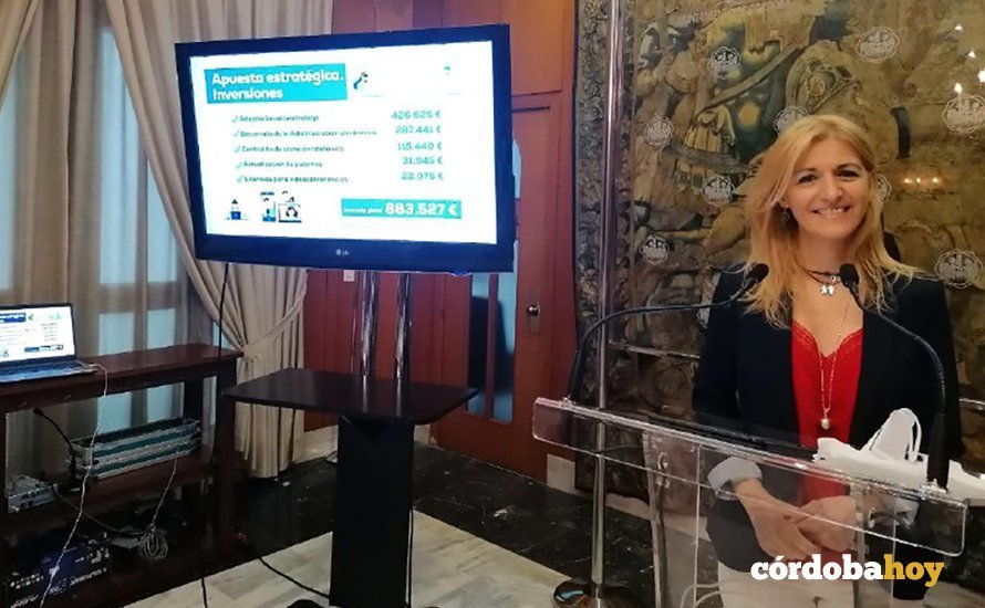 La delegada de Transformación Digital del Ayuntamiento de Córdoba, Lourdes Morales
