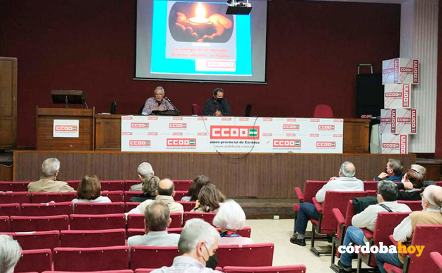 Conferencia de Pepe Larios en CCOO