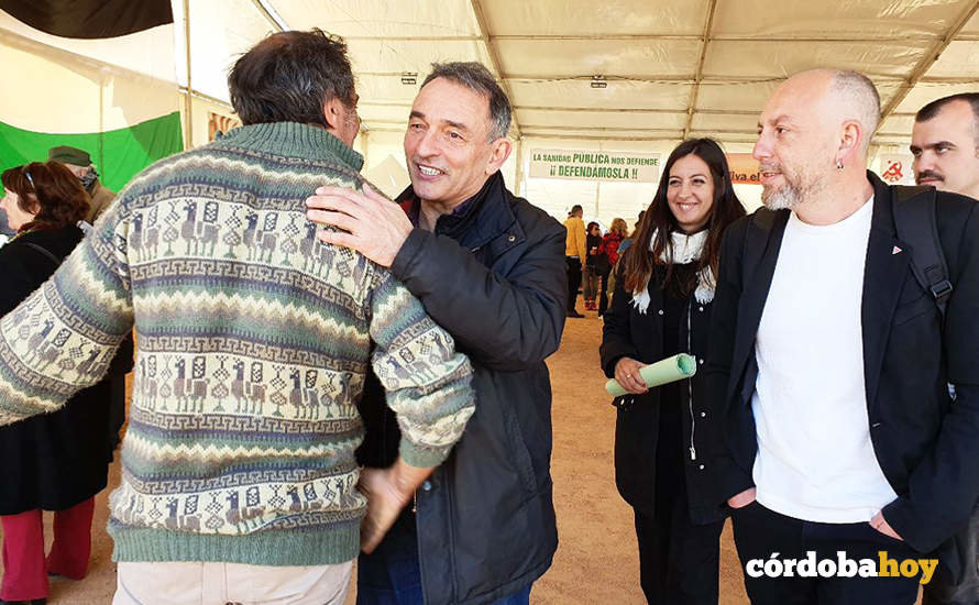 Enrique Santiago en la Fiesta del PC de Córdoba de 2022