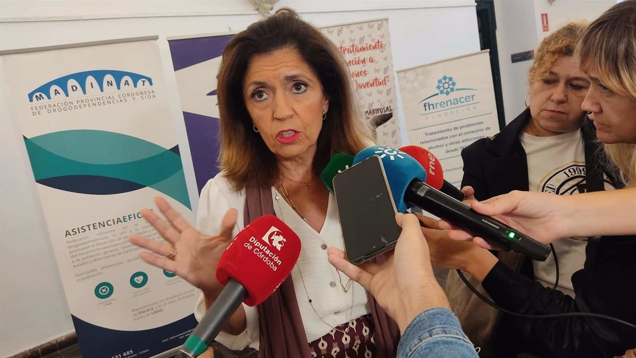 La delegada territorial de Salud y Consumo de la Junta de Andalucía en Córdoba, María Jesús Botella