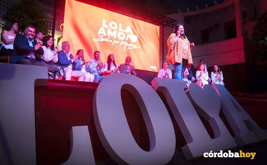Presentación de la candidatura de Lola Amo en Montoro