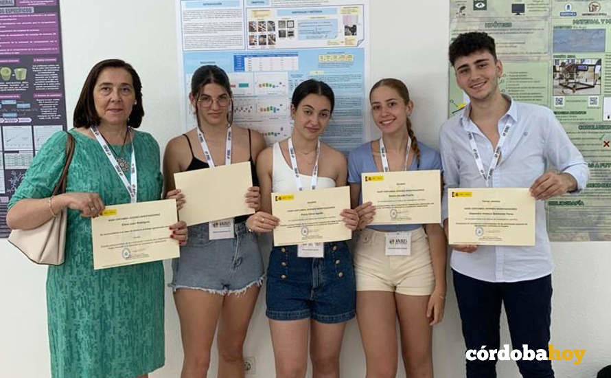 La representación cordobesa en en el Certamen de Jóvenes Investigadores de Málaga