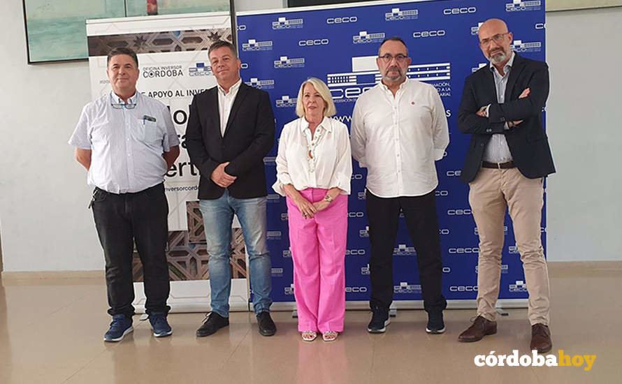 Representantes de la Federación de Asociaciones Empresariales del Metal de Córdoba (Femeco) en CECO