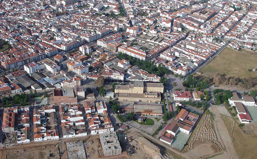 Vista aérea de Pozoblanco FOTO FUENTEOBEJUNA.COM