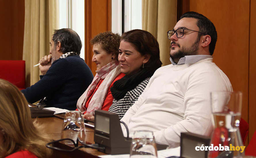 La bancada de Hacemos Córdoba en el Pleno FOTO RAFA MELLADO SENIOR