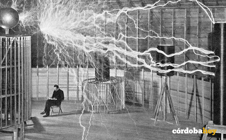 Imagen de la exposición de La Caixa sobre Nikola Tesla. El genio de la electricidad moderna