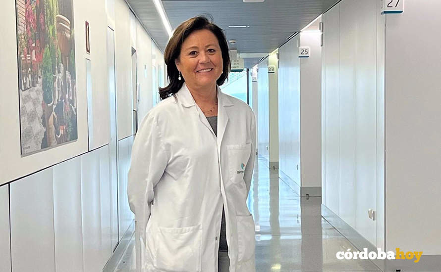 La doctora María Jesús Rubio, jefa de servicio de Oncología Médica del Hospital Quirónsalud Córdoba