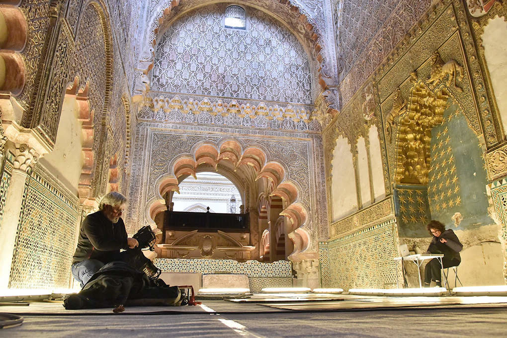 Trabajos de restauración en la Capilla Real de la Mezquita-Catedral de Córdoba
