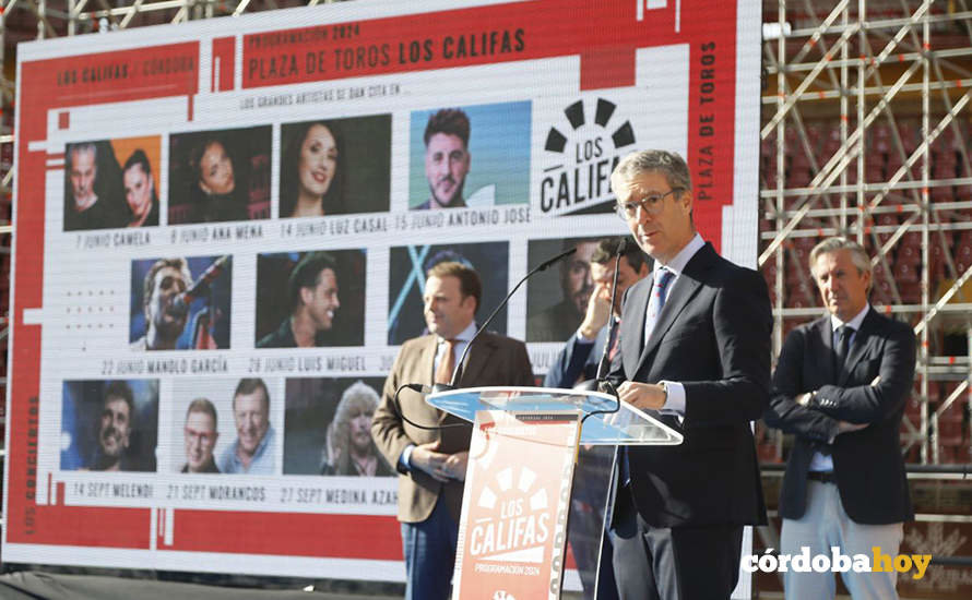 Presentación de los conciertos 2024 de la Plaza de Toros de Los Califas de Córdoba