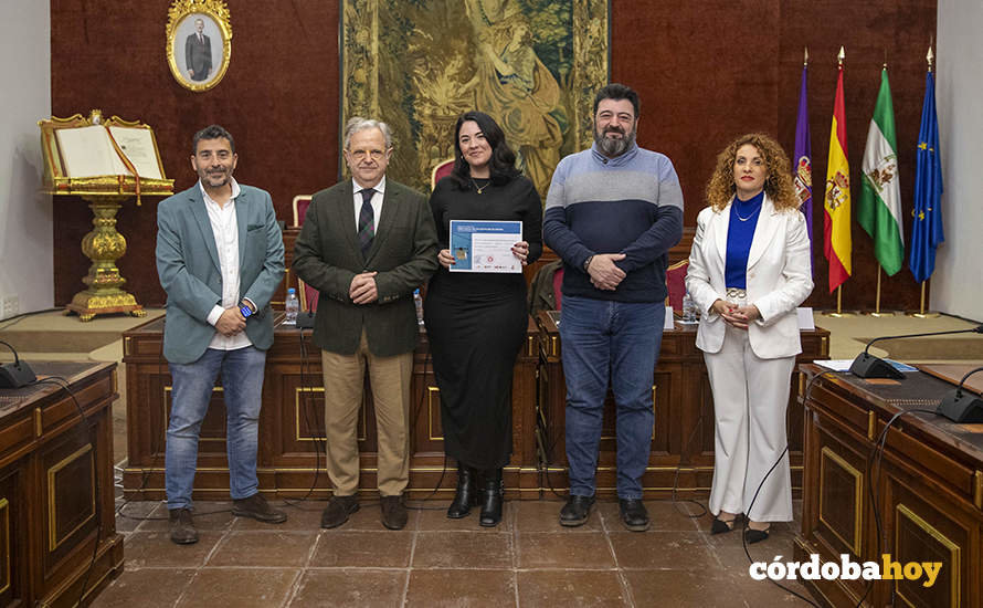 Entrega de títulos del curso de drones en la Diputación