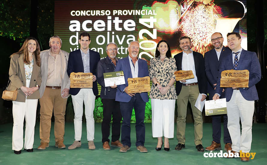 Los ganadores en el XVII Concurso Provincial a la Calidad de Aceites de Oliva Virgen Extra