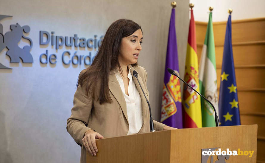 La delegada de Hacienda y Fondos Europeos de la Diputación de Córdoba, Ana Rosa Ruz