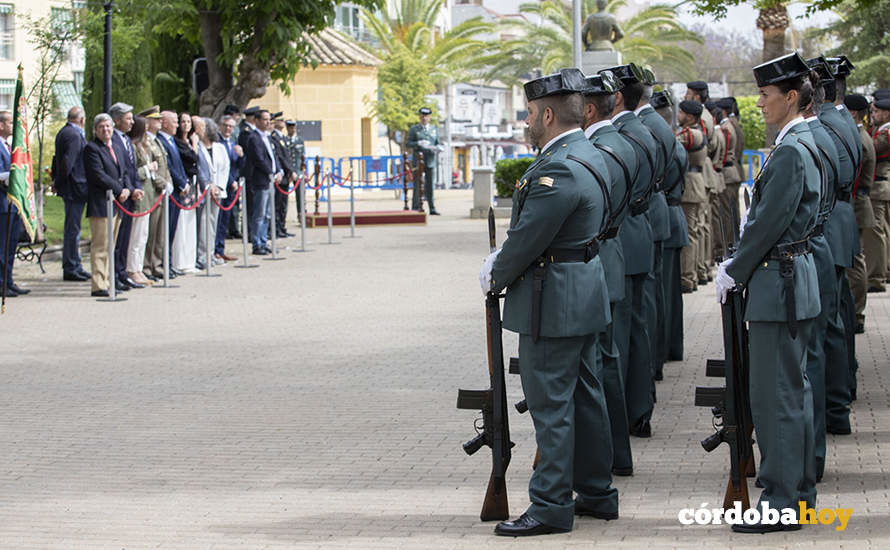 Celebración en Montilla del 180 aniversario de la Guardia Civil