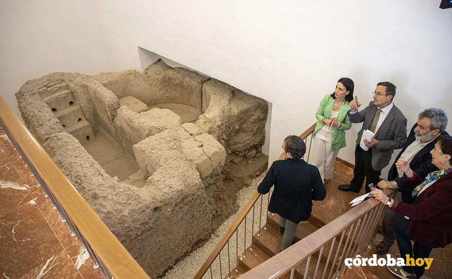 Los restos del baptisterio tardorromano ya están integrados y visitables en la Diputación