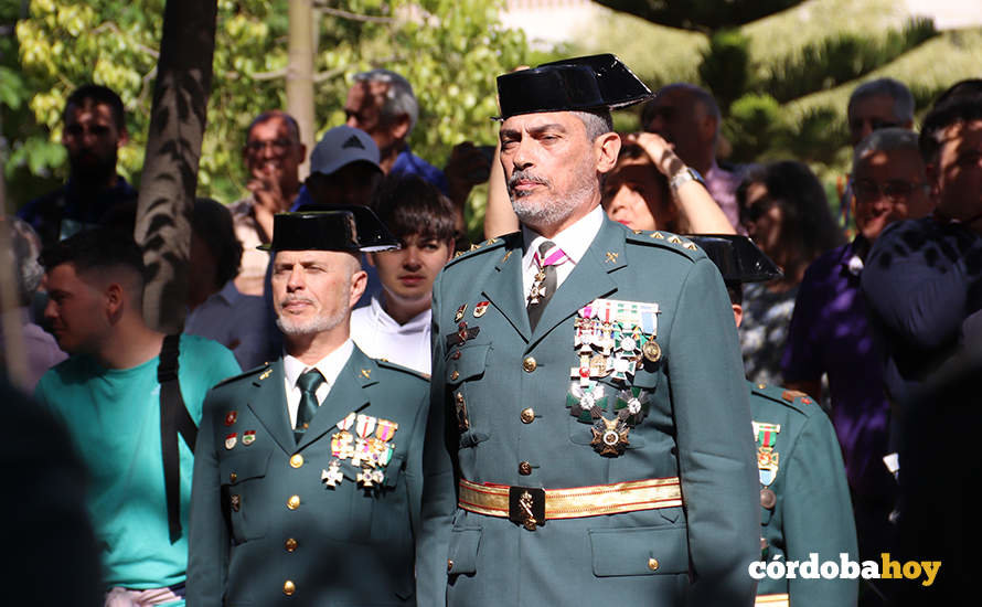 El coronel jefe de la Comandancia de la Guardia Civil de Córdoba, Ramón María Clemente Castrejón