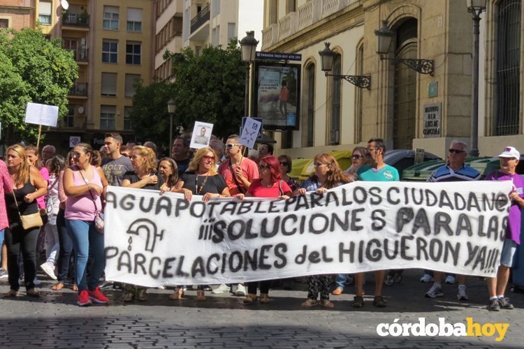 Protesta vecinal de El Higuerón