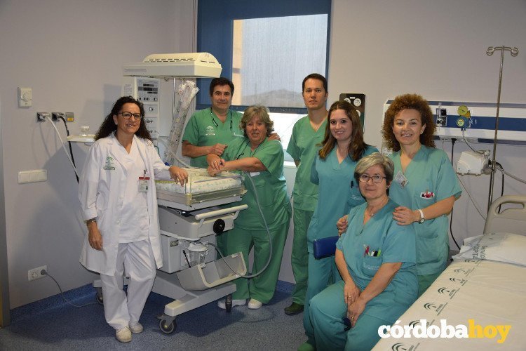 Personal de la unidad de ginecología del hospital Infanta Margarita
