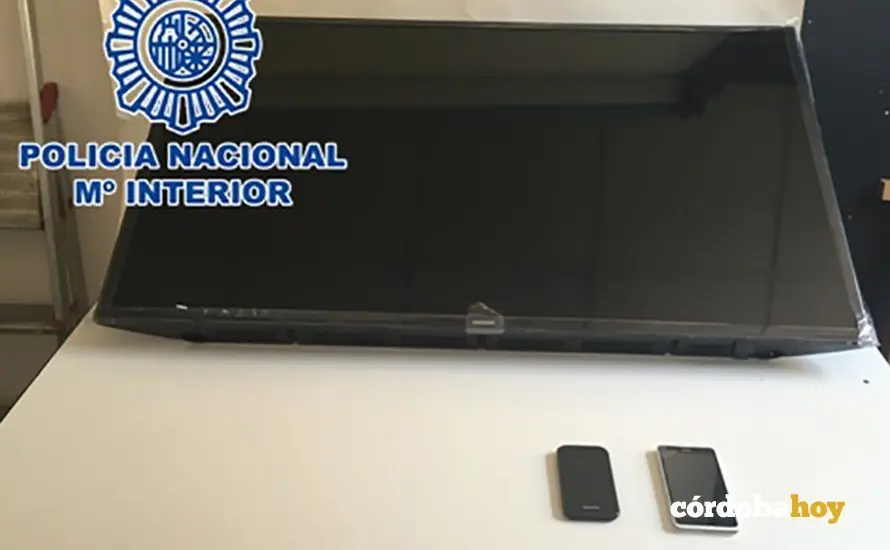 televisor robado