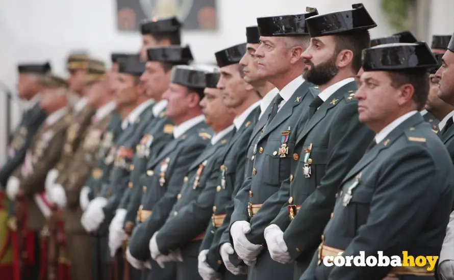 CORDOBA. 12/10/2016. CELEBRACION DEL DIA DE LA GUARDIA CIVIL EN SU CUARTEL DE LA VICTORIA. FOTO: ROLDAN SERRANO. CORDOBA HOY.