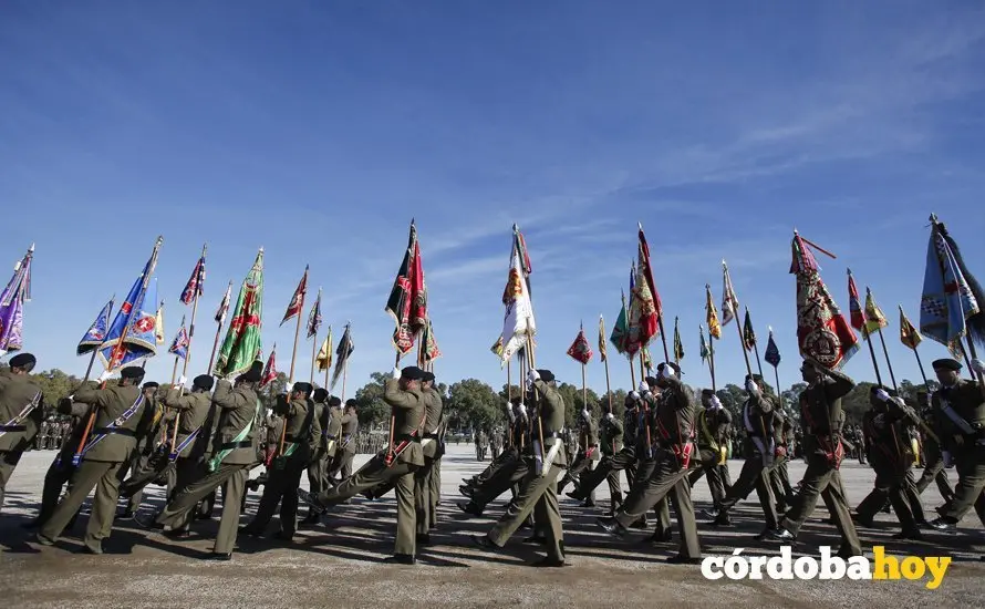 CORDOBA. 08/12/2016. DESFILE MILITAR EN CERRO MURIANO CON MOTIVO DEL DIA DE LA INMACULADA. FOTO: ROLDAN SERRANO. CORDOBA HOY.