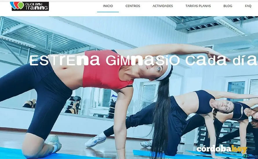 pantallazo app gimnasios