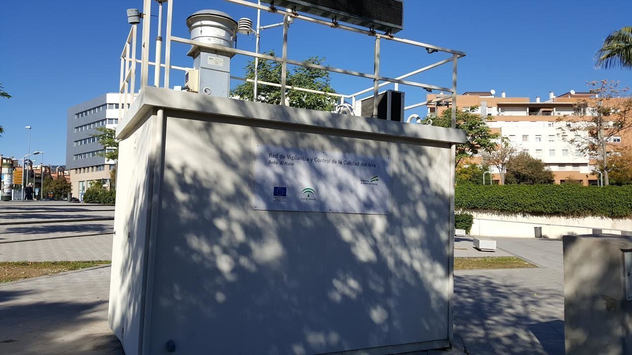 Estación de medición de la calidad del aire en Córdoba