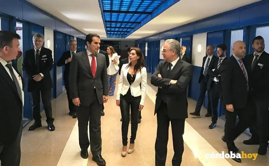 Jos&eacute; Antonio Nieto visita la C&aacute;rcel de C&oacute;rdoba como secretario de Estado de Interior